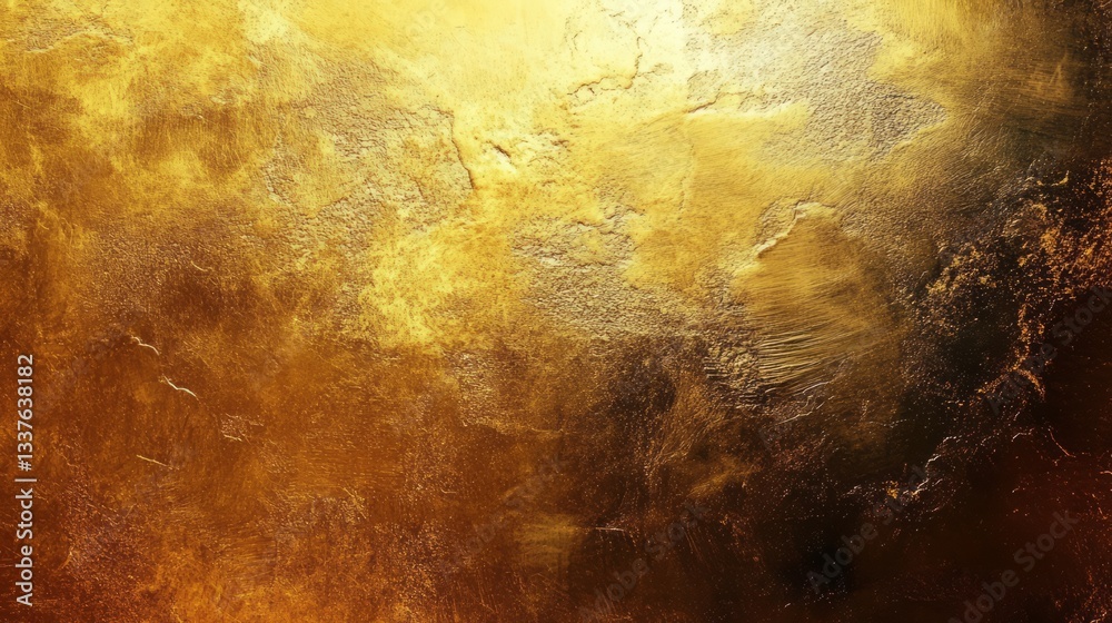 Luxury gold background texture with shiny metallic foil effect, high-definition elegant golden surface for premium presentation templates, sophisticated design projects, and stylish digital wallpapers