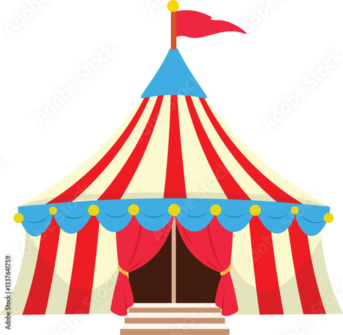 Circus Carnival Tent Cartoon