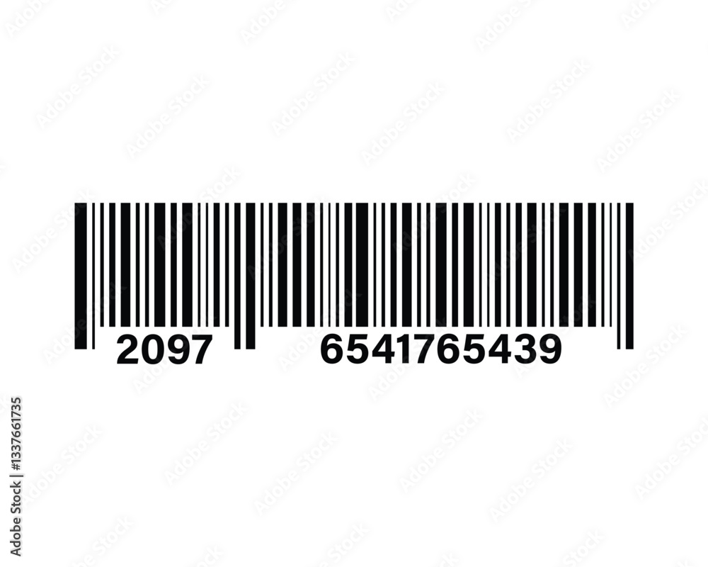 black silhouette barcode icon, barcode vector on white background. black silhouette barcode icon, barcode vector on white background.