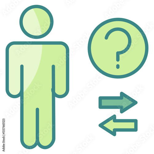 Ambiguity  Icon Element For Design