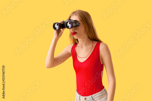 Young female lifeguard look...