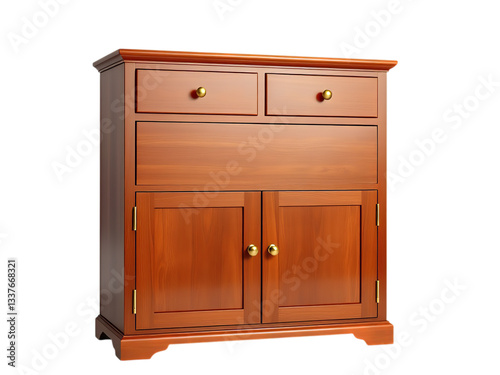 Elegant Cherry Wood Dresser Chest