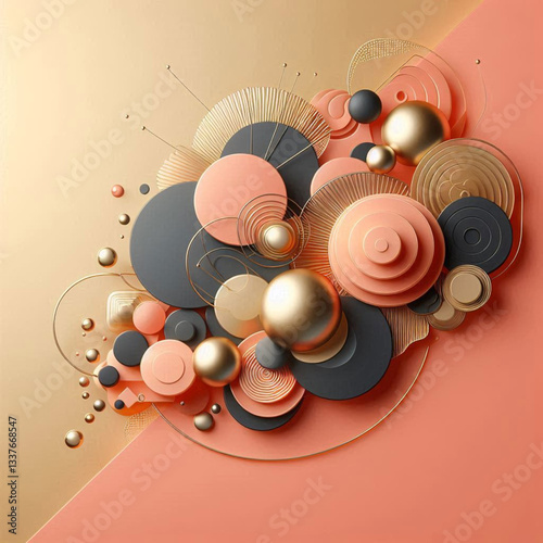 abstract background with circles