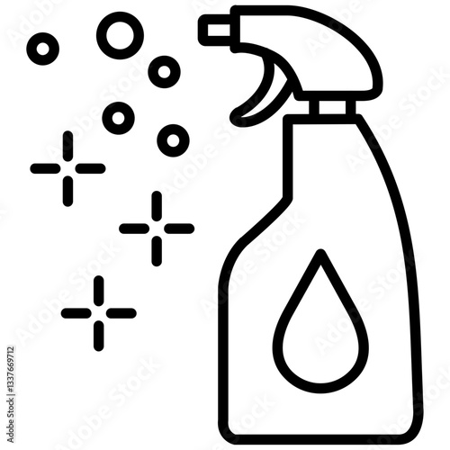 Cleaning spray Icon