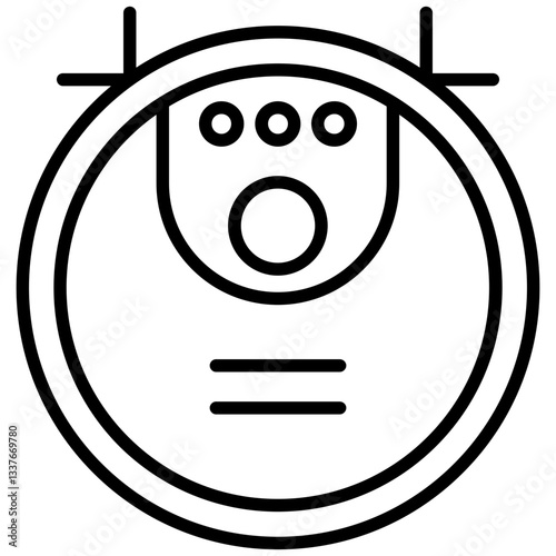 Robot vacuum cleaner Icon