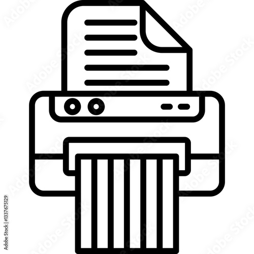 Paper shredder Icon