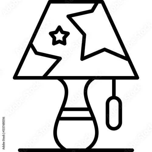 Bedside lamp Icon