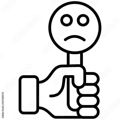 Unhappy Icon
