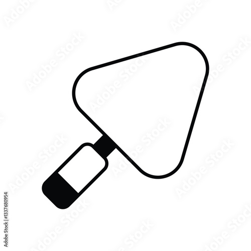 Trowel vector icon 