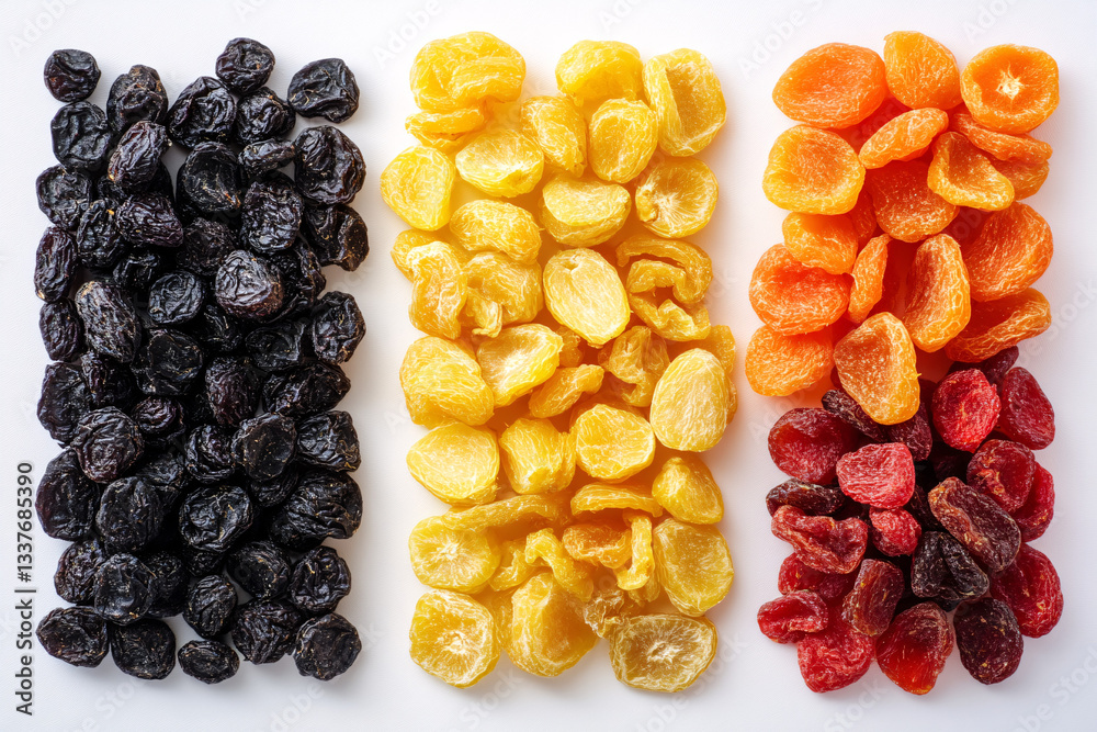 Dried Fruits Variety Colorful Healthy Food Snack Dried Fruits Variety Colorful Healthy Food Snack