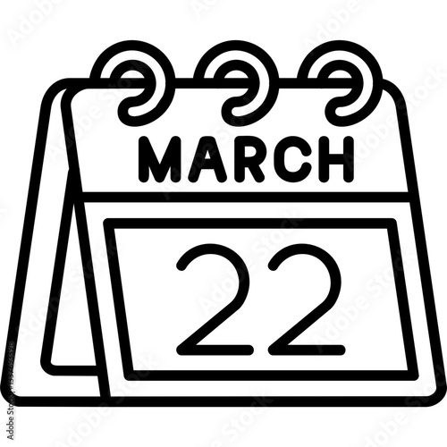22nd March Icon