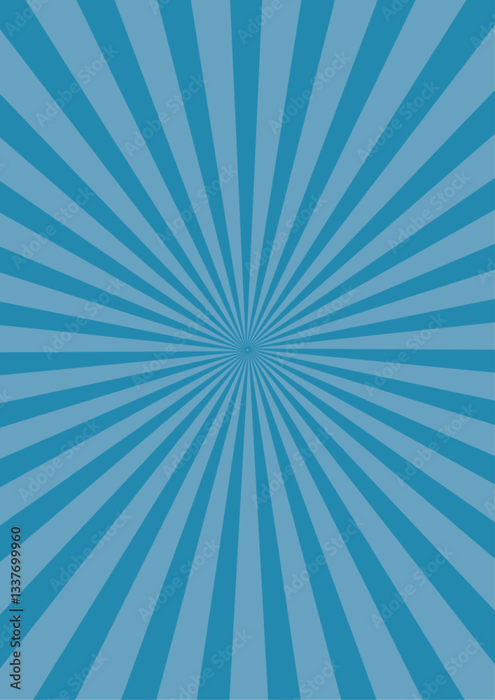 blue rays background. blue sunburst line background