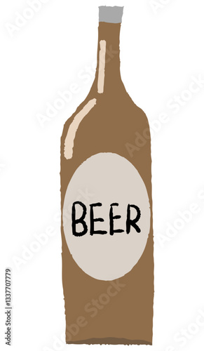 ビール瓶（線なし）