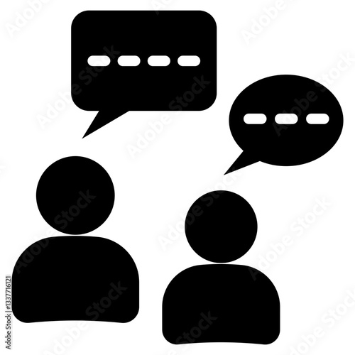 Consulting Glyph Icon