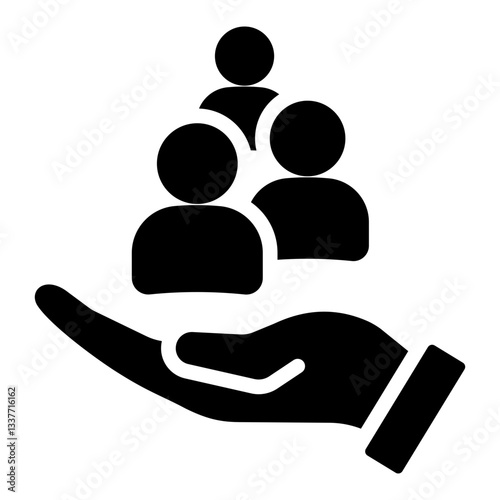 Customer Glyph Icon