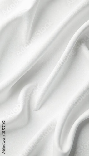 Smooth, subtly textured white fabric background, material, woven, clean