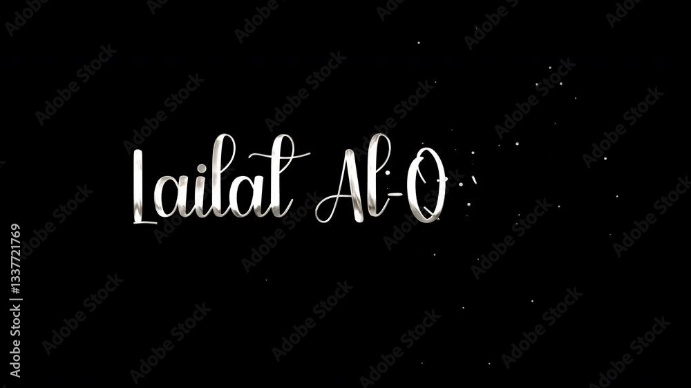 Animated laila alqadr in gold with caption a night of thousand months, suitable for Ramadan and Islamicthemed designs. Great for backgrounds and banners. Animated laila alqadr in gold with caption a night of thousand months, suitable for Ramadan and Islamicthemed designs. Great for backgrounds and banners.
