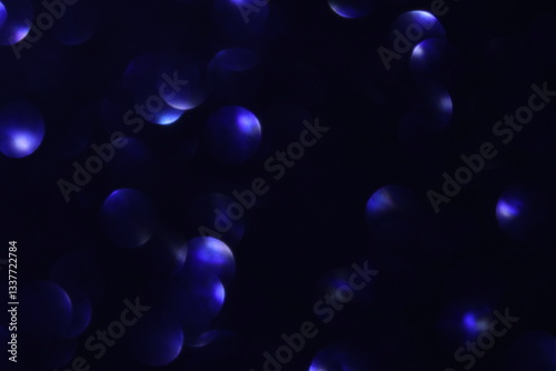 blue bokeh background