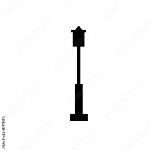 street lamp silhouette