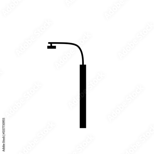street lamp silhouette