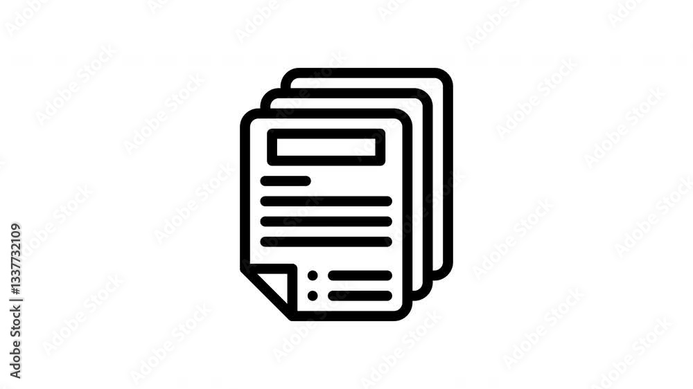 document animated icon document animated icon