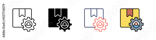 Personalization Multi Style Icon Set Vector 