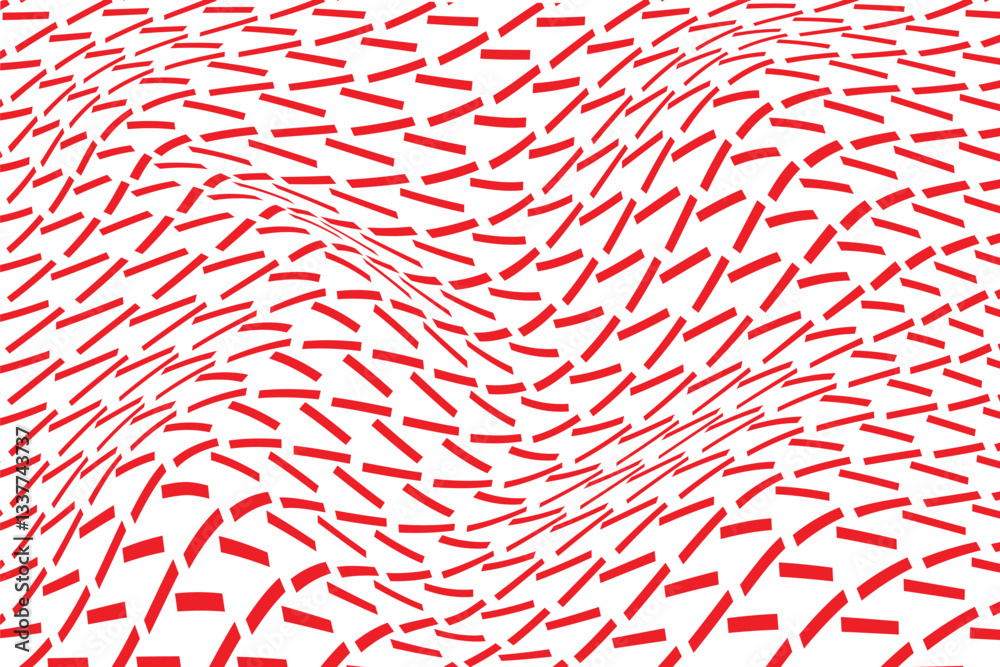 simple abstract red color short line wavy pattern wavy red lines abstract pattern red and white abstract wavy pattern with distorted geometric lines