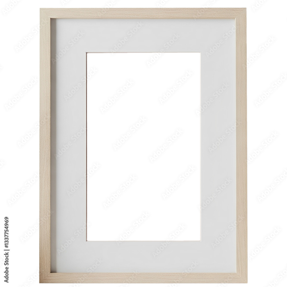 Fototapeta premium Modern and simple photo frame 