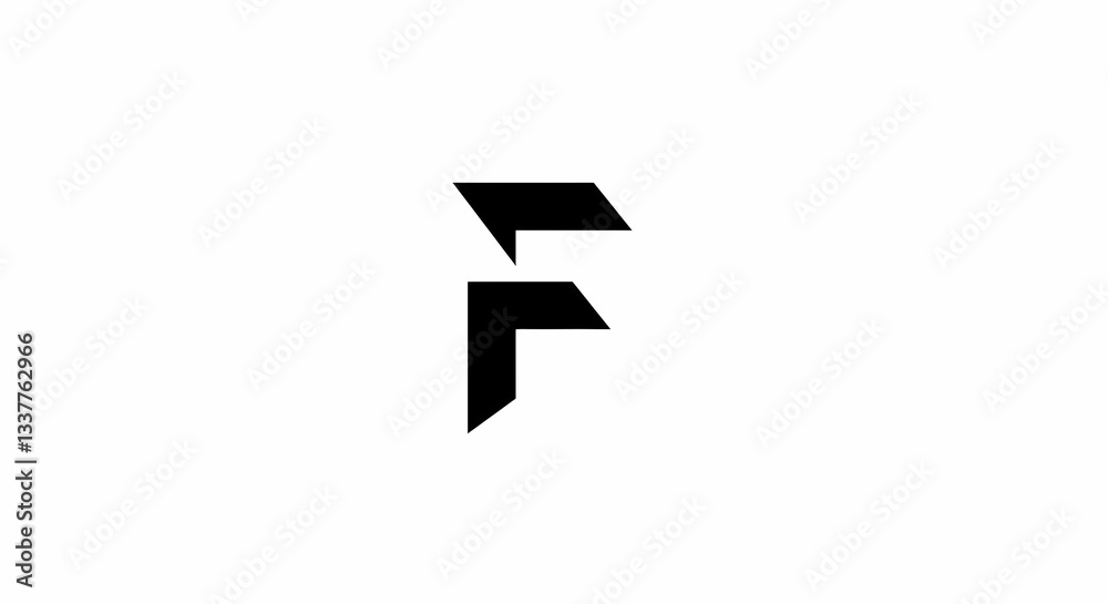 Obraz premium letter F