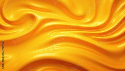 Luxurious Gold Flowing Soft Curves in Elegant Visual Style