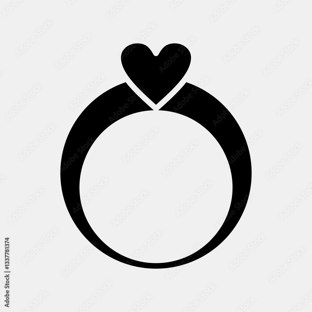 Icon ring. Valentine day celebration elements. Icons in glyph style. Good for prints, posters, logo, party decoration, greeting card, etc. Icon ring. Valentine day celebration elements. Icons in glyph style. Good for prints, posters, logo, party decoration, greeting card, etc.