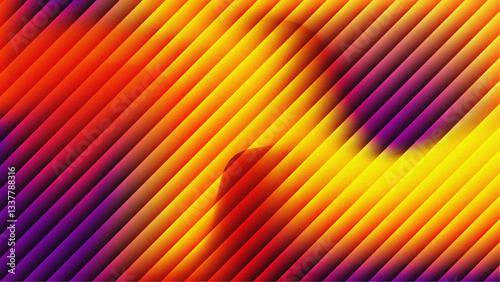 Colorful Fractal Glass Gradient Textures