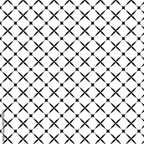 Seamless pattern star abstract background vector illustration
