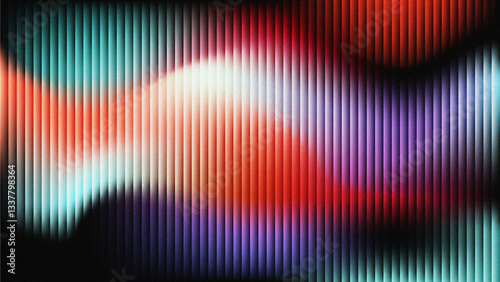 Colorful Fractal Glass Gradient Textures