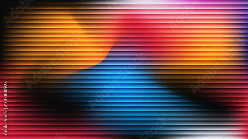 Colorful Fractal Glass Gradient Textures