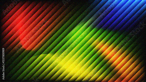 Colorful Fractal Glass Gradient Textures