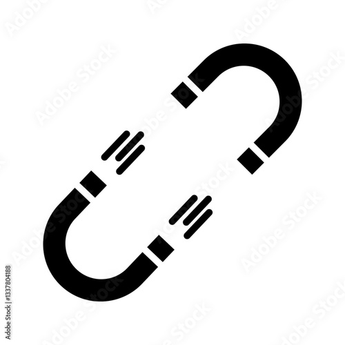 Magnet icon on white background