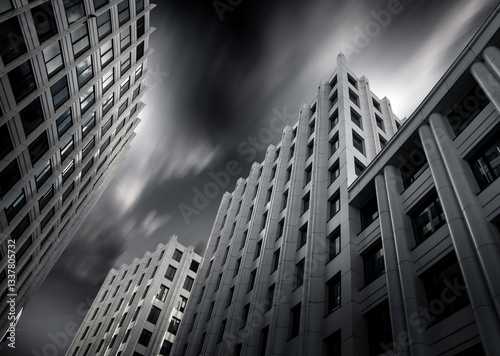 modern office buildings