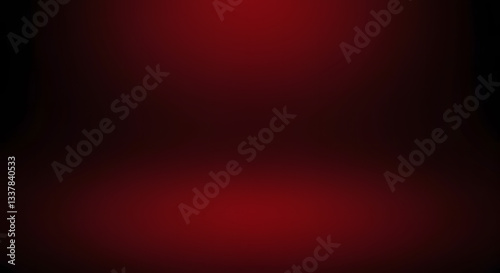 Red Glowing Spotlight Dark Abstract Background