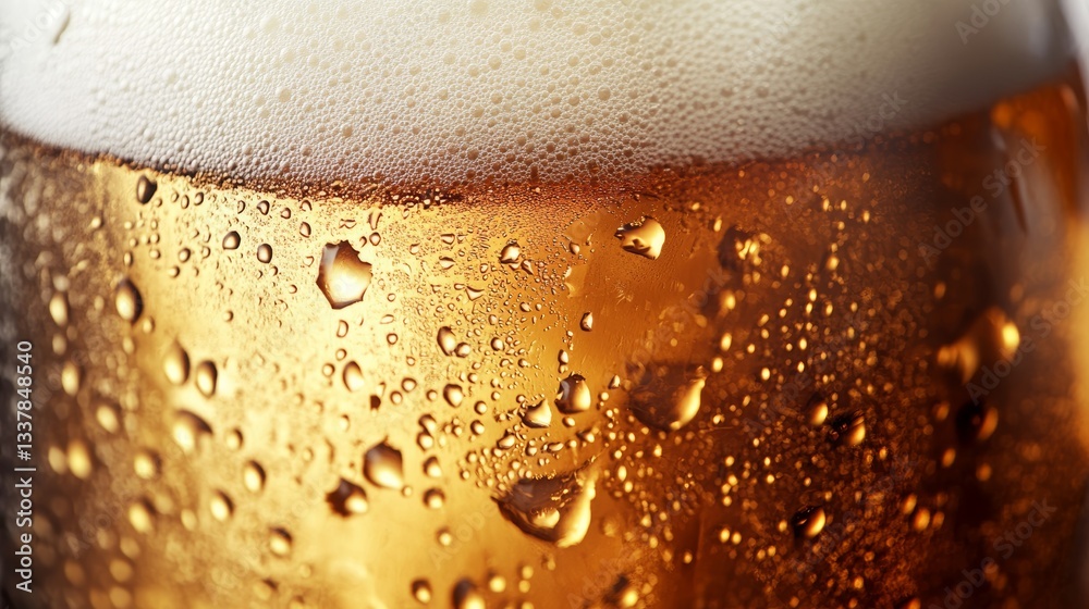 A background of very cold beer for international beer day greetings, 32k Resolution A background of very cold beer for international beer day greetings, 32k Resolution