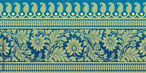 beautiful graphic saree design and this sari design is in Indian style which is for textile fashion industry and it can be used as wallpaper backdrop and website bg this style is originated in india 