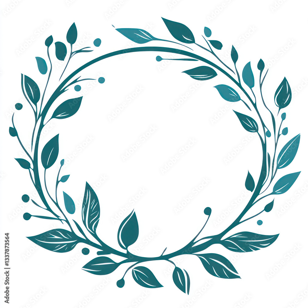 abstract floral frame abstract floral frame