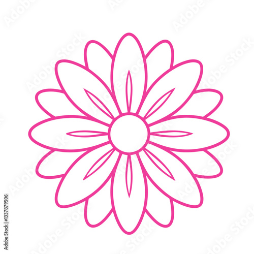 Daisy Flower Ouline Icon