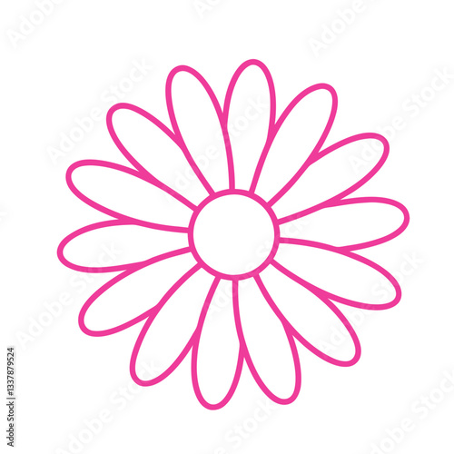 Daisy Flower Ouline Icon