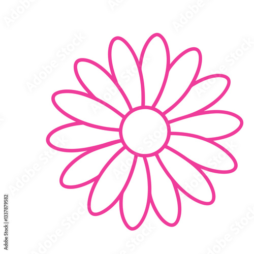 Daisy Flower Ouline Icon