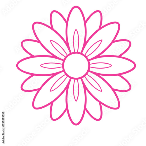 Daisy Flower Ouline Icon