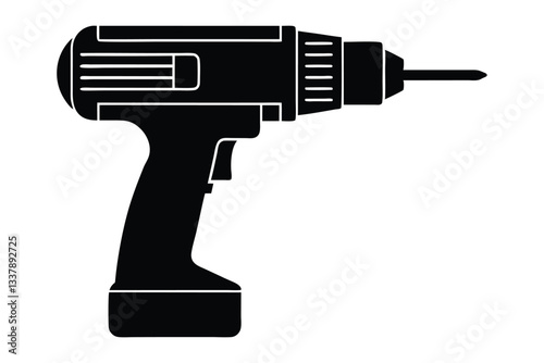 gun isolated on white