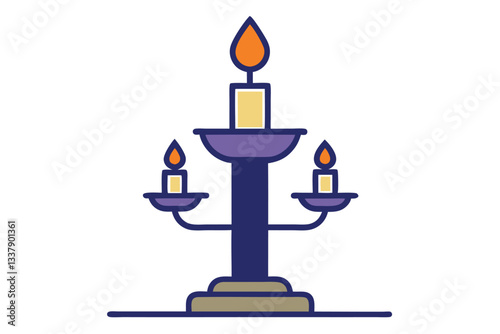 candlestick with candle