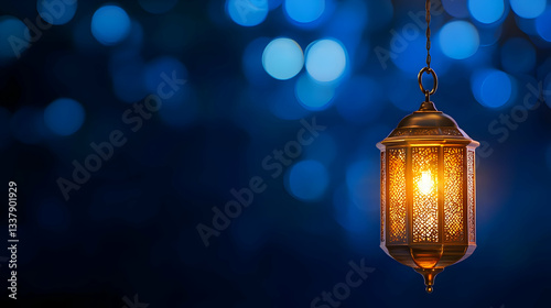 Wallpaper Mural Warm Lantern Glow with Bokeh Background for Cozy Ambiance Torontodigital.ca