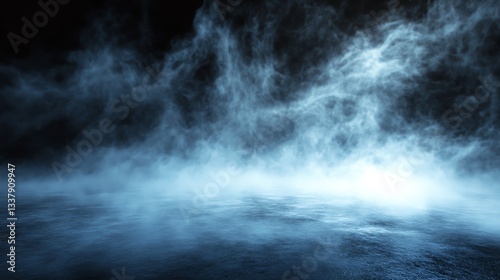 Dry ice smoke clouds fog floor texture Perfect spotlight mist effect